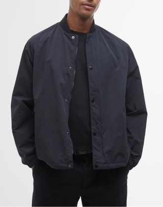 Barbour Mens Mosswold Showerproof Jacket Black Clothing > Coats &