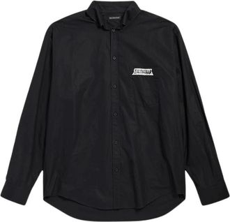Balenciaga Hombre, Camisas, Negro, Talla: 3XL