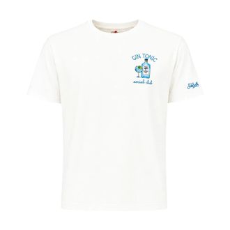 MC2 Saint Barth T-Shirts, male, White, Size: XL Portofino T-shirt