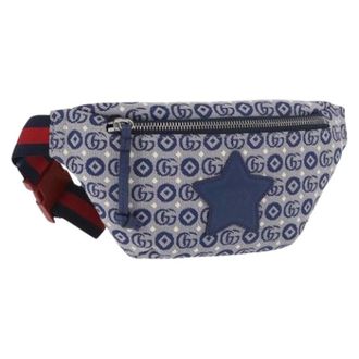Gucci Pre-owned Vintage Heuptas - Dames - Pre-owned - Blauw - Maat: ONE Size