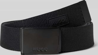 HUGO BOSS Gürtel mit Klappverschluss Modell GARRAT_PATCH in BLACK, Größe 1