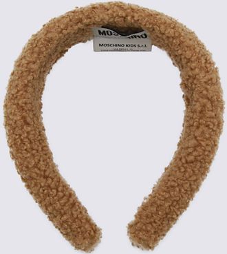 Moschino Cerchietto in shearling sintetico