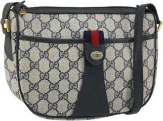 Gucci Pre-owned Cross Body Bags, female, Blue, Size: ONE SIZE Pre-owned Plastic Cross Body Bag