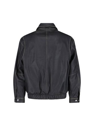 Dunst Unisex Jackets Black Lamb Leather