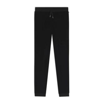 HUGO BOSS Straight Trousers, male, Black, XL, Velour Cuffed Joggers
