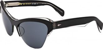 Rag & Bone Womens RNB1079-S-08A-61 RNB1079 S 61 08A Sunglasses - Black - One Size