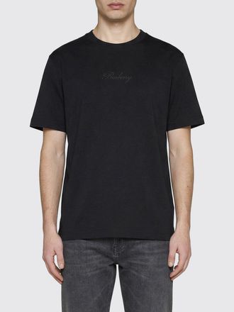 Burberry T-shirt in cotone con logo ricamato Burberry