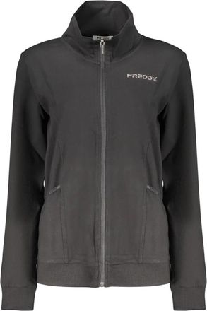 Freddy Sweatshirt met lange mouwen - Dames - Vesten met rits - Zwart - L - Hoodies & sweatvesten