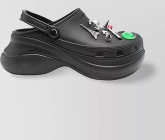 Balenciaga rubber clog sandals