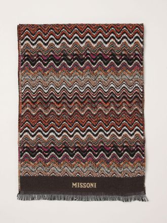 Missoni Multicolour Abstract Pattern Pure Virgin Wool Scarf