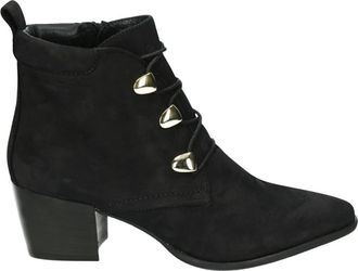 Donna Carolina 46.100.231 Haklaars - Dames - Laarzen met Hak - Zwart - 38 1/2 EU - Schoenen