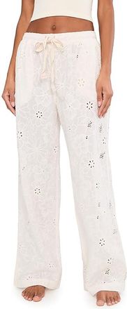 Free People Day Drift Pants Womens Sets White Alyssum : XS, Cotton/Elastane/Polyester