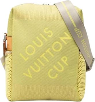 Louis Vuitton Pre-owned Vintage Schoudertas - Heren - Vintage Schoudertas - Geel - ONE Size - Leer - Vintage
