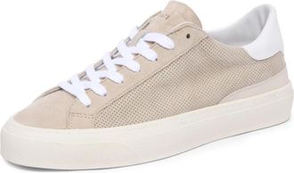 D.A.T.E. Sonica Powder Beige Sneakers - Heren - Sneakers - Beige - 40 EU - Schoenen