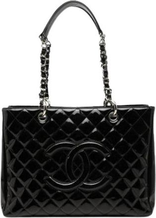 Chanel Pre-owned Grand Shopping Tote - Dames - Vintage Shopper - Zwart - ONE Size - Leer - Vintage
