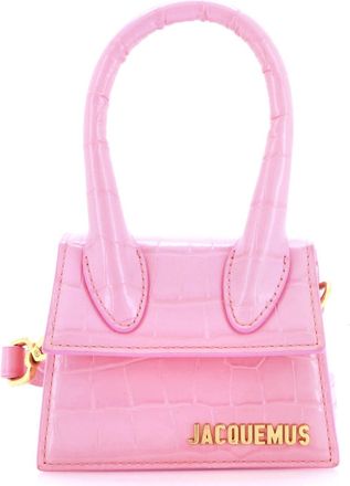 Jacquemus Le Chiquito Bag Crocodile Embossed Leather Mini