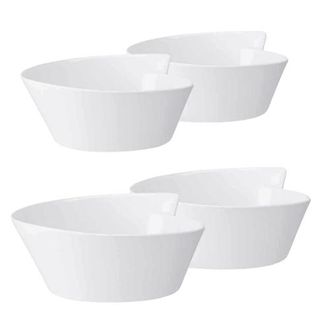 Villeroy & Boch NewWave Set of 4Large Round Rice Bowl in White at Nordstrom