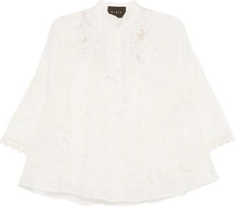 Biyan beaded silk top - women - Silk - S - Neutrals