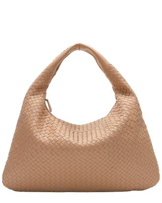 Tiffany & Fred Hand-Woven Full-Grain Leather Large Tote