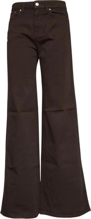 Department Five Wide Jeans - Dames - Loose Fit Jeans - Bruin - W29 - Jeans