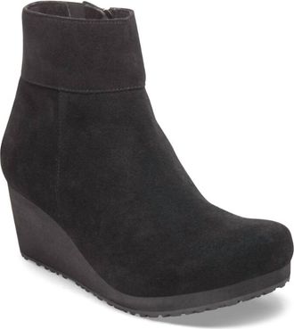 Birkenstock Womens Ebba Narrow Ankle Boots In Black Suede