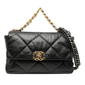 Chanel Pre-owned Large 19 Flap Bag - - Pre-owned - Donna - Nero - ONE SIZE