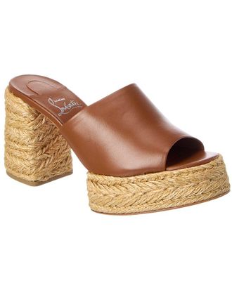 Christian Louboutin Calakala 85 Leather Mule