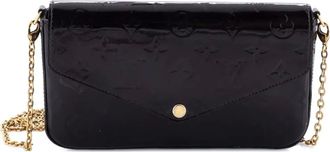 Louis Vuitton Felicie Pochette gelakte crossbodytas met monogram - Rood