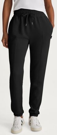 Tommy John Luxe Traveler High Waist Joggers in Black at Nordstrom, Size Small