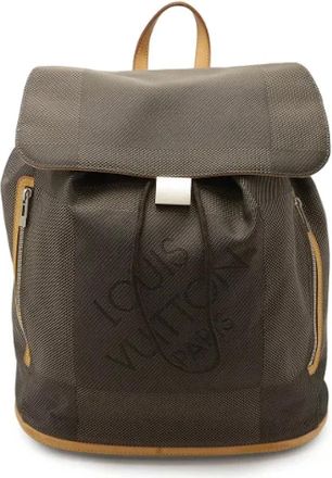 Louis Vuitton Pre-owned Backpacks, male, Brown, Size: ONE SIZE Pre-owned Canvas backpacks