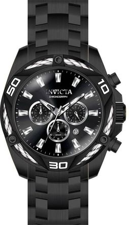 Invicta Bolt Chronograph Quartz Black Dial Mens Watch 34136
