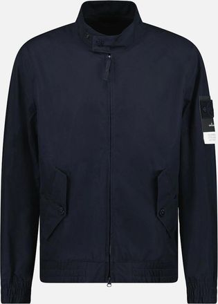 Stone Island Mens Stone Island Ghost Weatherproof Cotton Canvas Jacket Navy - Size: 40/Regular