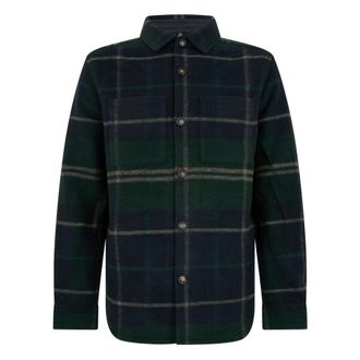 Barbour Woodlane Overshirt a Quadri Spazzolato - - Shirts - Uomo - Multicolore - S