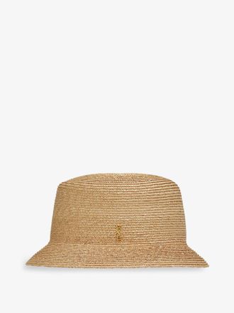 Saint Laurent Cappello Fedora in rafia - SAINT LAURENT - gender_Man