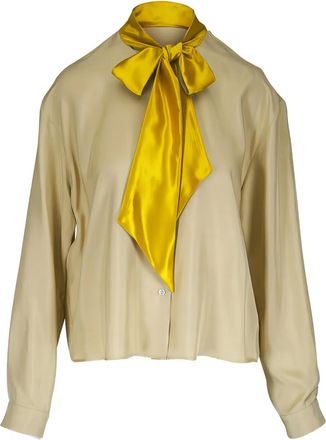 Marni Camicia con collo lavalli&egrave;re - Toni neutri