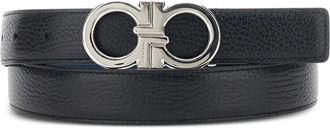 Ferragamo Cintura con fibbia Gancini - Nero