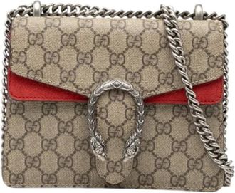 Gucci Pre-owned Cross Body Bags, female, Brown, Size: ONE SIZE Pre-owned Dionysus Crossbody Bag