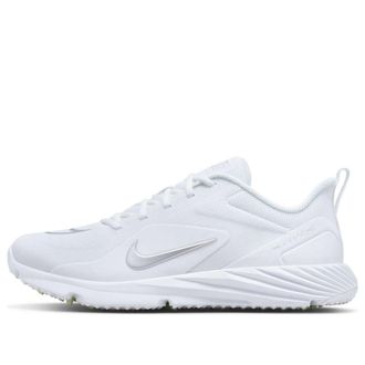 Nike Alpha Huarache 8 Pro TF White Metallic Silver CZ6559-100