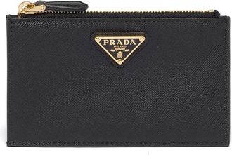 Prada Leather Logo-plaque Card Holder