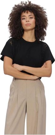 Aaiko Tops, Dames, Zwart, S, Katoen, Ceyda Top