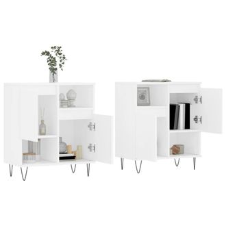 Berkfield Home Sideboards 2 pcs White Engineered Wood