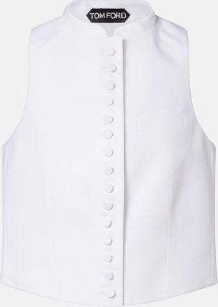 Tom Ford Cotton piqu&eacute; waistcoat