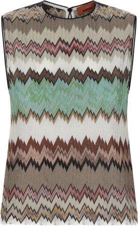 Missoni Zickzack-Lam&eacute;-Oberteil