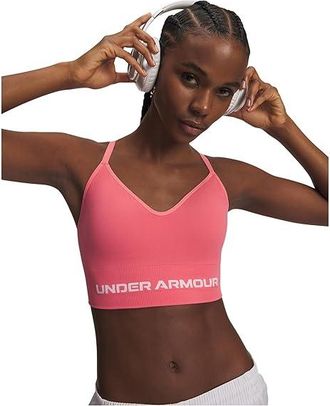 Under Armour Vanish Seamless Low Bra Womens Bra Bittersweet Pink/White : LG (US 12-14), Polyester