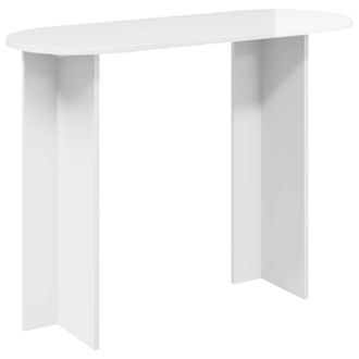 vidaXL Mesa Consola Brillante 100 X 39,5 X 75 Cm Madera De Ingenier&iacute;a Vidaxl