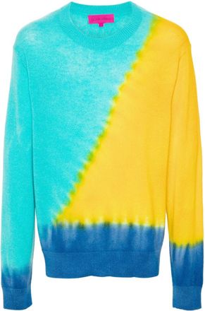 The Elder Statesman Gradient Tranquility jumper - men - Cashmere - M - Blue