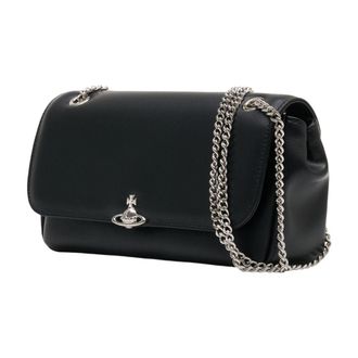 Vivienne Westwood Chain Strap Crossbody Bag - Black
