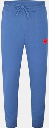 HUGO BOSS Hugo Mens Closed Hem Fleece Joggers in Medium Blue - Size X-Large