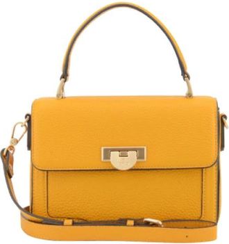 Pourchet Auteuil Handbag - Dames - Handtassen - Geel - ONE Size - Leer - Tassen