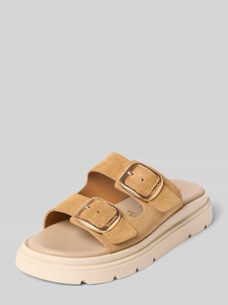 Tamaris Tamaris Sandalette aus Leder mit Plateausohle in Sand, Gr&ouml;&szlig;e 39